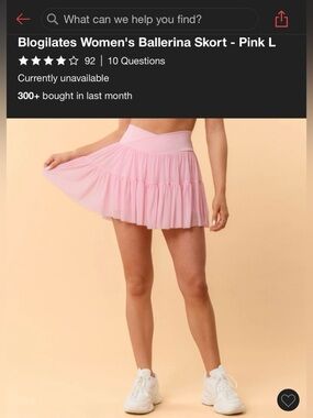 Women's Ballerina Skort - Pink